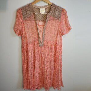 Maeve Pink Floral Dress